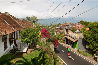 Trópusi utca Ubudban